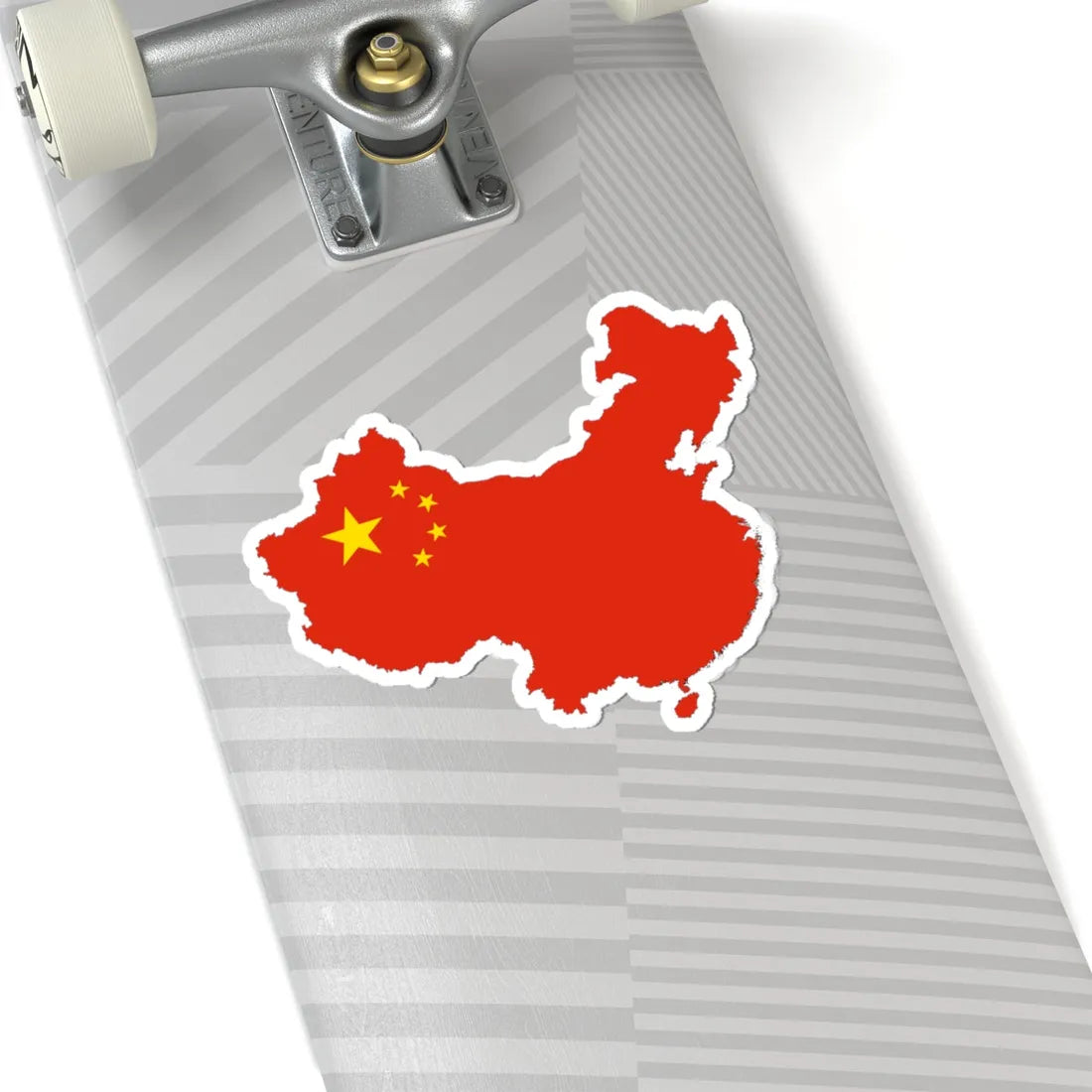 China-Flagmap (China) STICKER Vinyl Kiss-Cut Decal - The Sticker Space