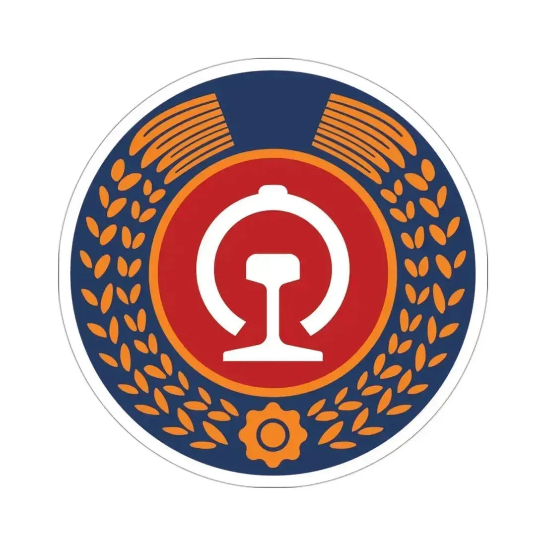 China Railway Logo STICKER Vinyl Die-Cut Decal 3 Inch - The Sticker Space