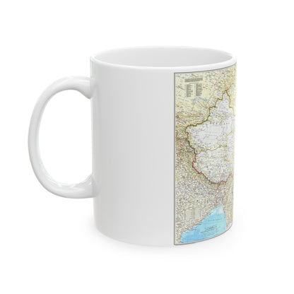 China - The People's Republic (1980) (Map) White Coffee Mug-The Sticker Space