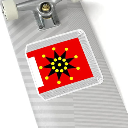 Chinese Army Regiment Flag 1912-1928 (China) STICKER Vinyl Kiss-Cut Decal - The Sticker Space