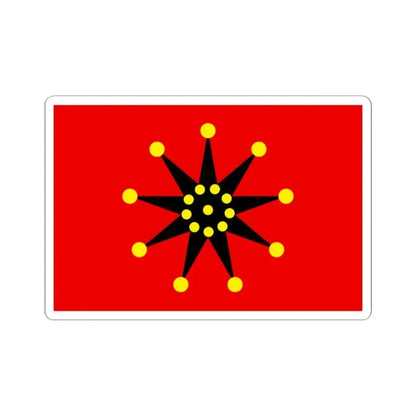 Chinese-army Wuhan flag 1911-1928 19 dots (China) STICKER Vinyl Kiss-Cut Decal 2 Inch White - The Sticker Space