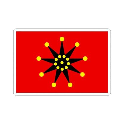 Chinese-army Wuhan flag 1911-1928 19 dots (China) STICKER Vinyl Kiss-Cut Decal 3 Inch White - The Sticker Space