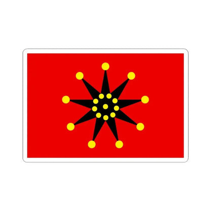 Chinese-army Wuhan flag 1911-1928 19 dots (China) STICKER Vinyl Kiss-Cut Decal 4 Inch White - The Sticker Space