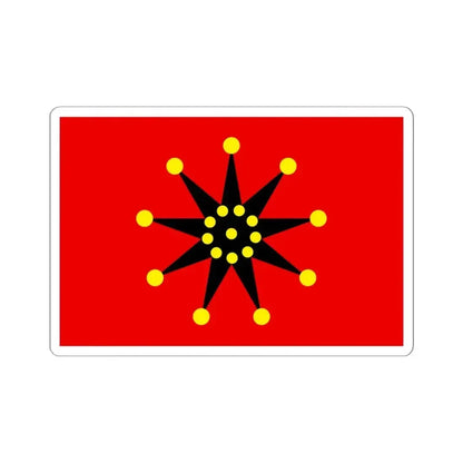 Chinese-army Wuhan flag 1911-1928 19 dots (China) STICKER Vinyl Kiss-Cut Decal 6 Inch White - The Sticker Space