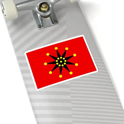 Chinese-army Wuhan flag 1911-1928 19 dots (China) STICKER Vinyl Kiss-Cut Decal - The Sticker Space