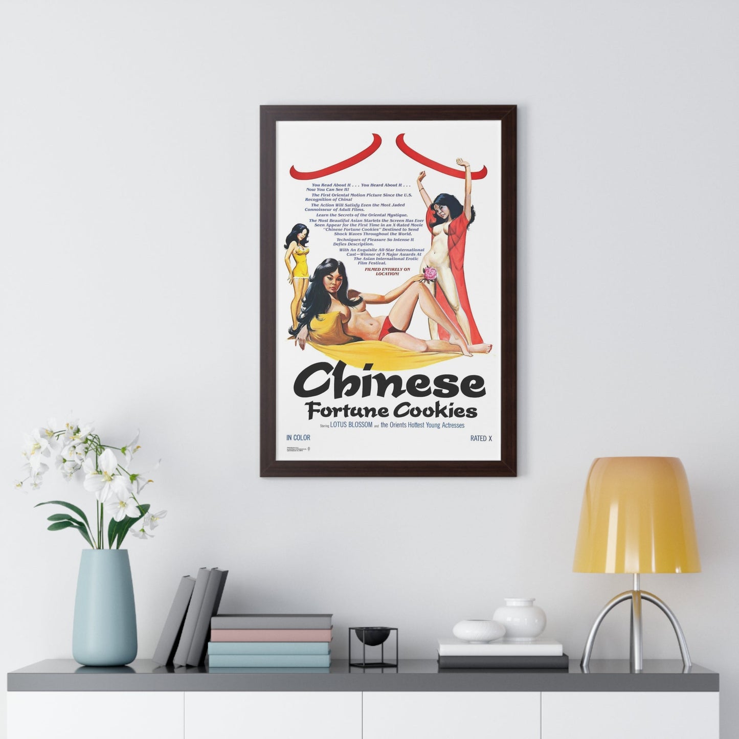 CHINESE FORTUNE COOKIES 1980 - Framed Movie Poster-The Sticker Space