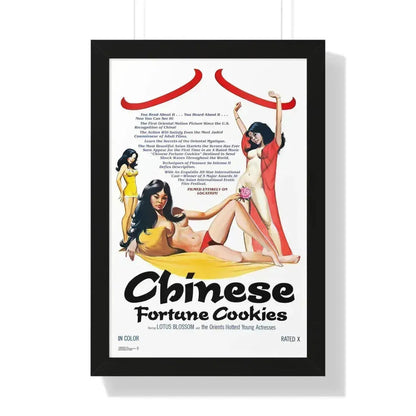 CHINESE FORTUNE COOKIES 1980 - Framed Movie Poster 16″ x 24″ Black - The Sticker Space