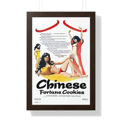 CHINESE FORTUNE COOKIES 1980 - Framed Movie Poster 16″ x 24″ Walnut - The Sticker Space