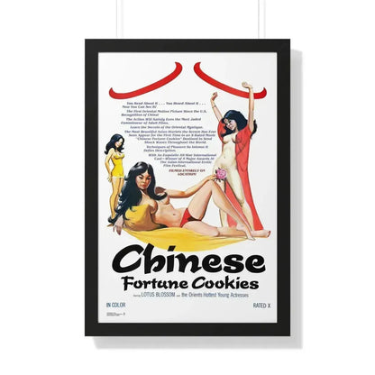 CHINESE FORTUNE COOKIES 1980 - Framed Movie Poster 20" x 30" Black - The Sticker Space