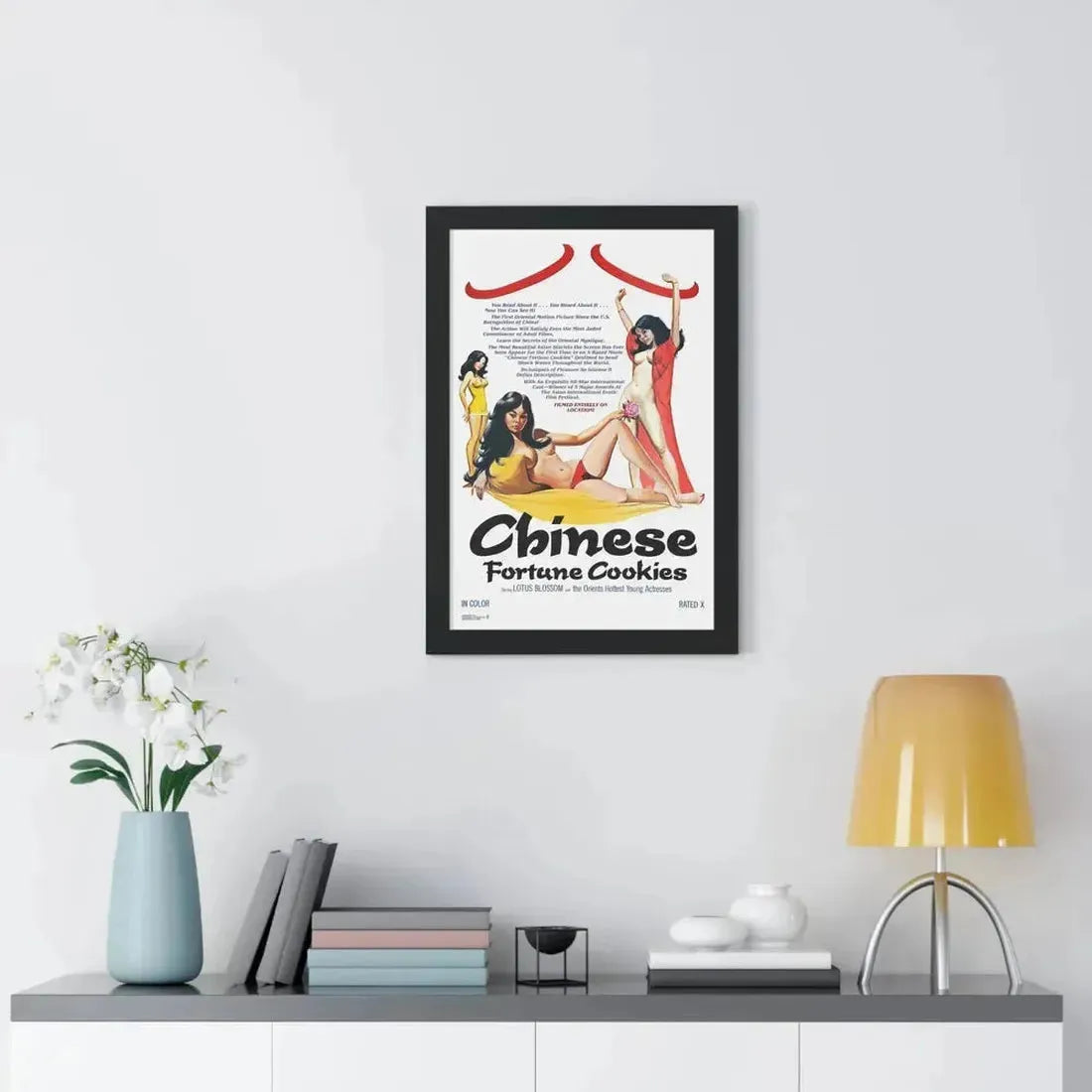CHINESE FORTUNE COOKIES 1980 - Framed Movie Poster - The Sticker Space