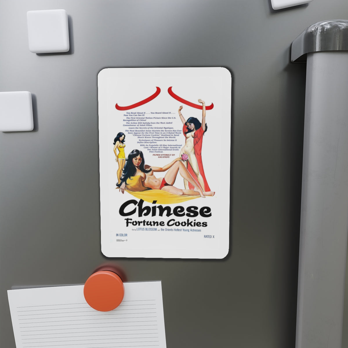 CHINESE FORTUNE COOKIES 1980 Movie Poster - Die-Cut Magnet-The Sticker Space