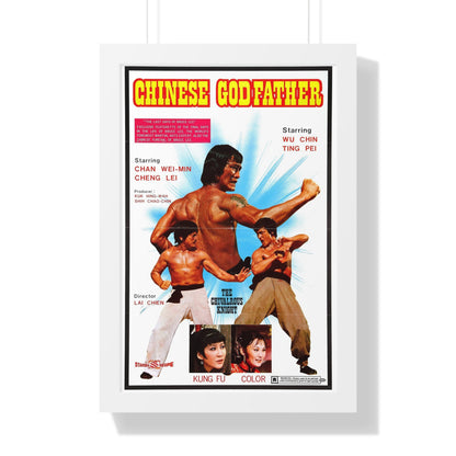 CHINESE GODFATHER 1974 - Framed Movie Poster-16″ x 24″-The Sticker Space