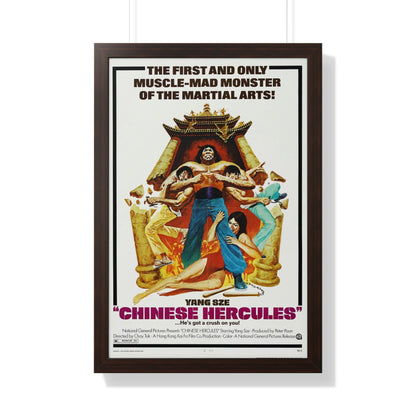 CHINESE HERCULES 1973 - Framed Movie Poster-20" x 30"-The Sticker Space