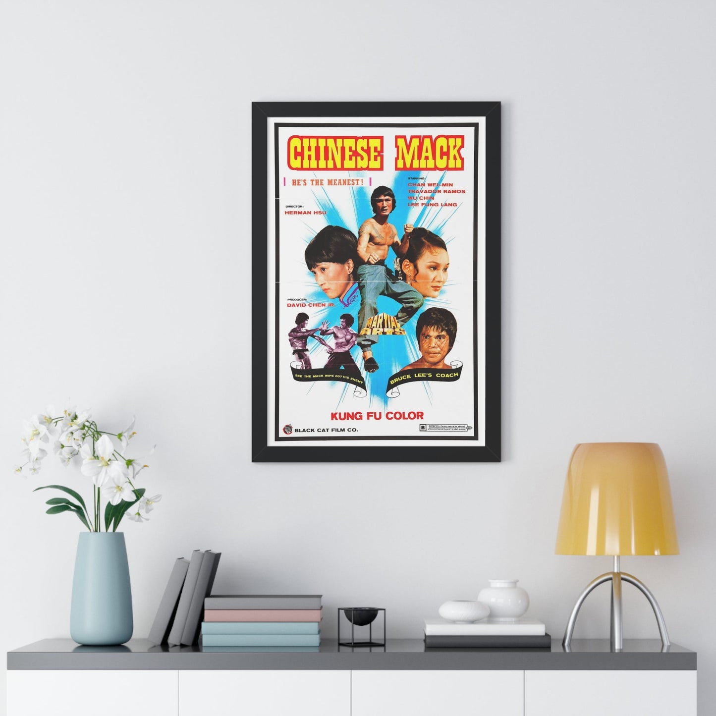 CHINESE MACK (CHINESE GODFATHER) 1974 - Framed Movie Poster-The Sticker Space