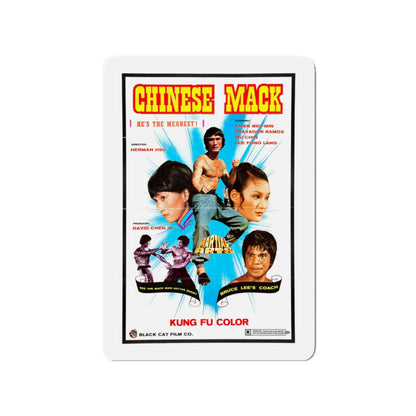 CHINESE MACK (CHINESE GODFATHER) 1974 Movie Poster - Die-Cut Magnet-3" x 3"-The Sticker Space