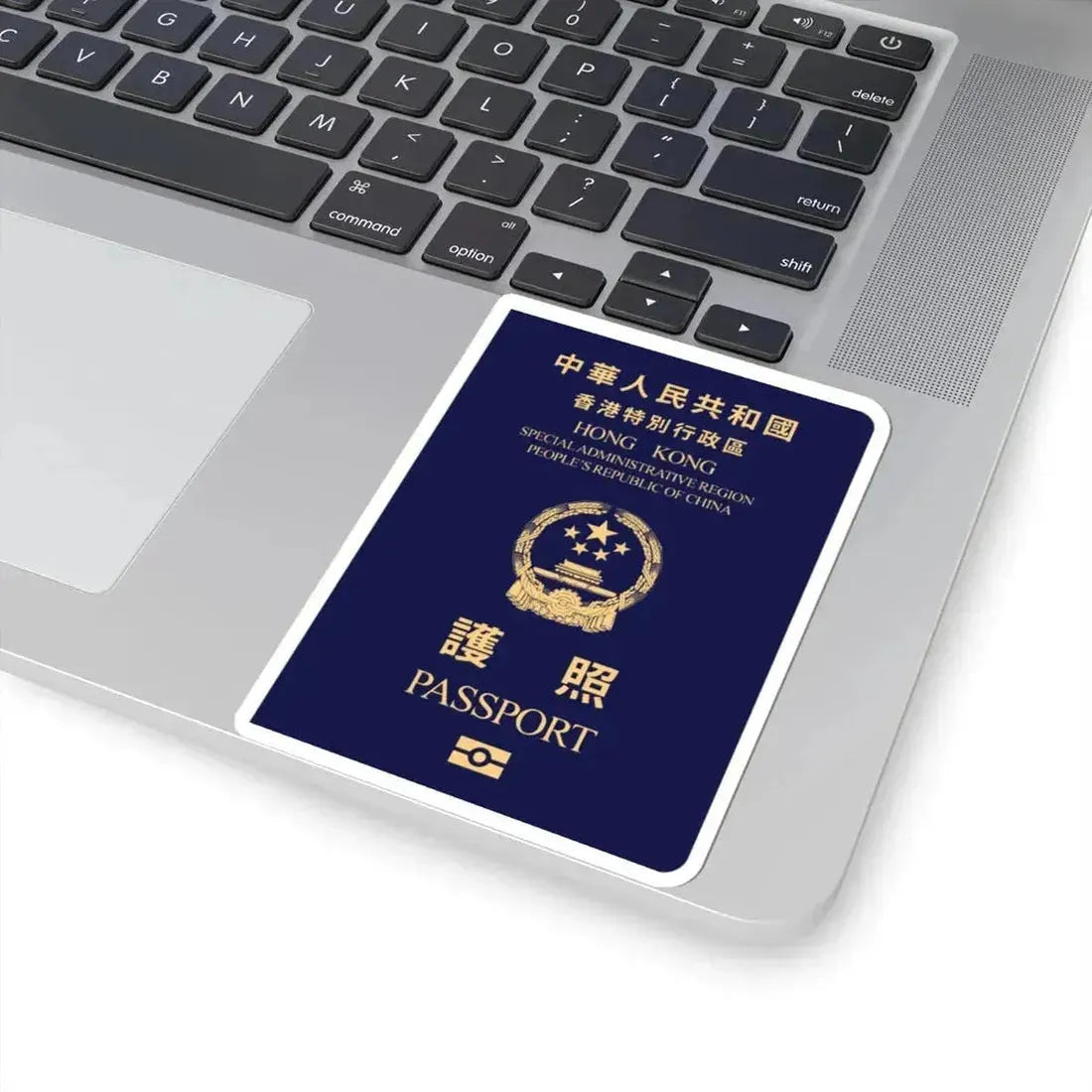 Chinese Passport (HKSAR) - STICKER Vinyl Kiss-Cut Decal - The Sticker Space