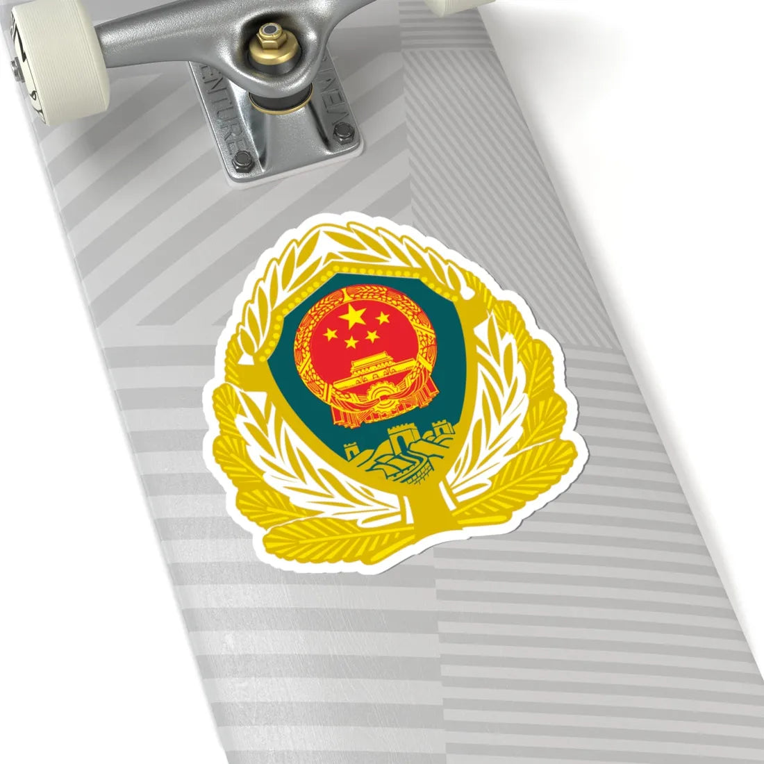 Chinese Peoples Armed Police Force CAPF cap insignia (China) (Coat of Arms) STICKER Vinyl Kiss-Cut Decal - The Sticker Space