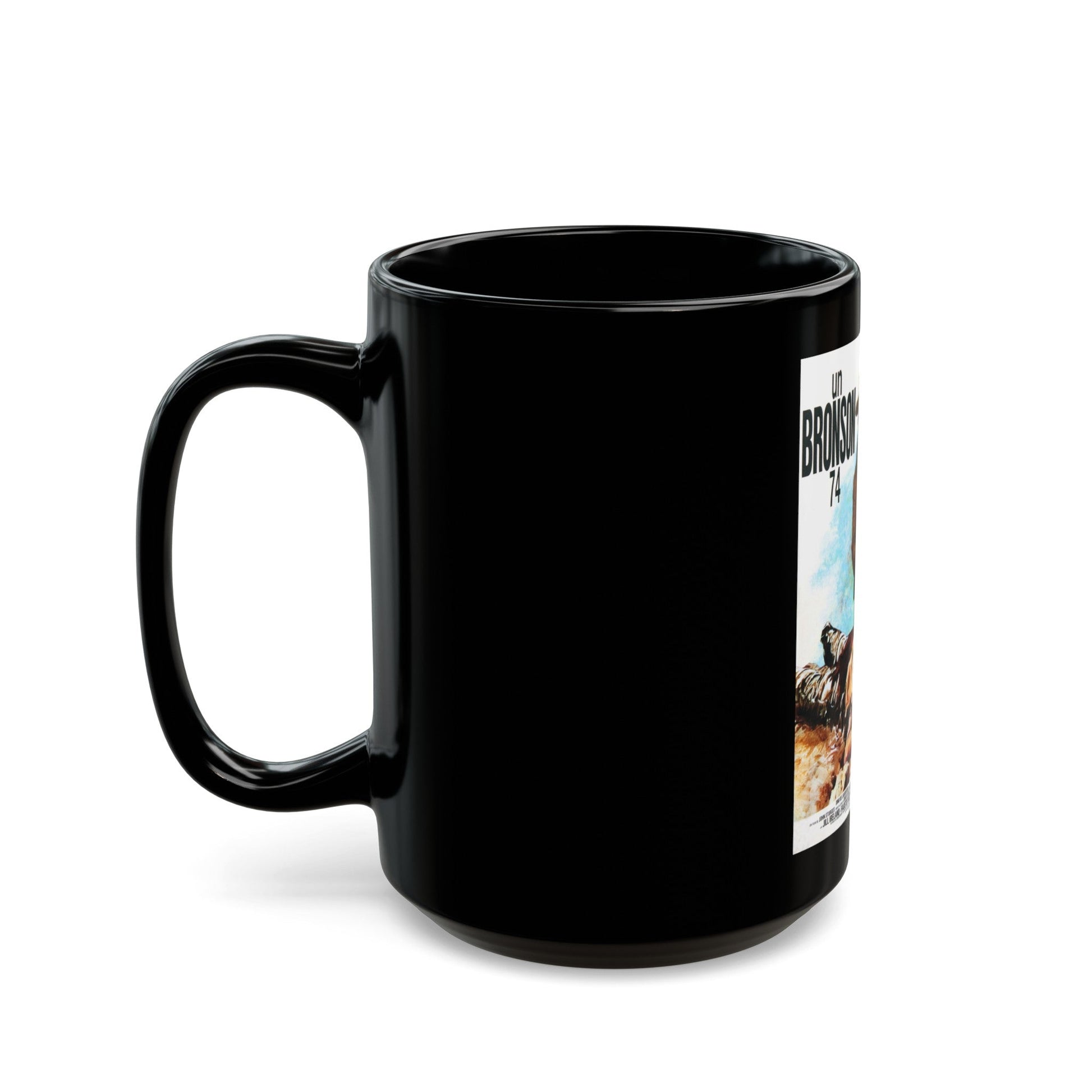 CHINO (2) 1973 Movie Poster - Black Coffee Mug-The Sticker Space