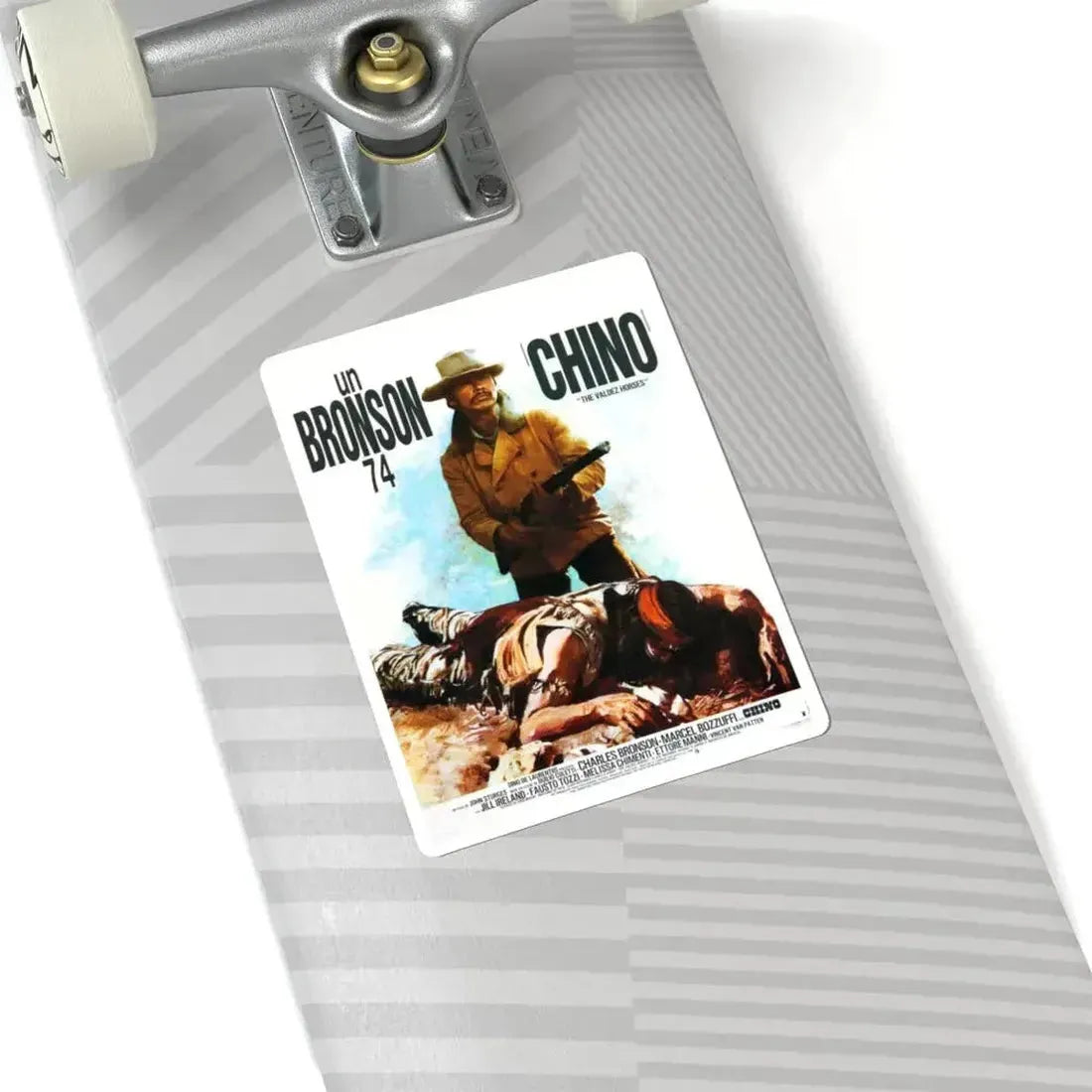 CHINO (2) 1973 Movie Poster - STICKER Vinyl Kiss-Cut Decal - The Sticker Space