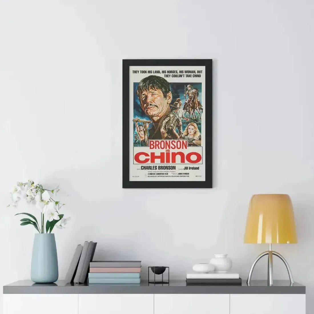 CHINO (4) 1973 - Framed Movie Poster - The Sticker Space
