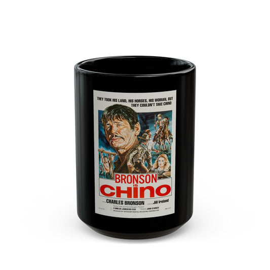 CHINO (4) 1973 Movie Poster - Black Coffee Mug-15oz-The Sticker Space