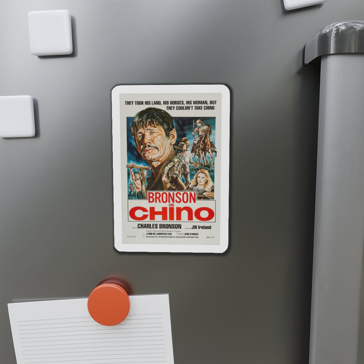 CHINO (4) 1973 Movie Poster - Die-Cut Magnet-The Sticker Space