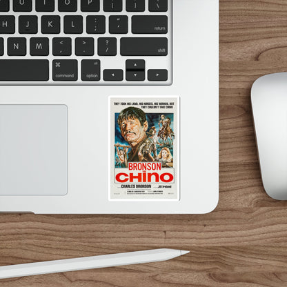 CHINO (4) 1973 Movie Poster STICKER Vinyl Die-Cut Decal-The Sticker Space