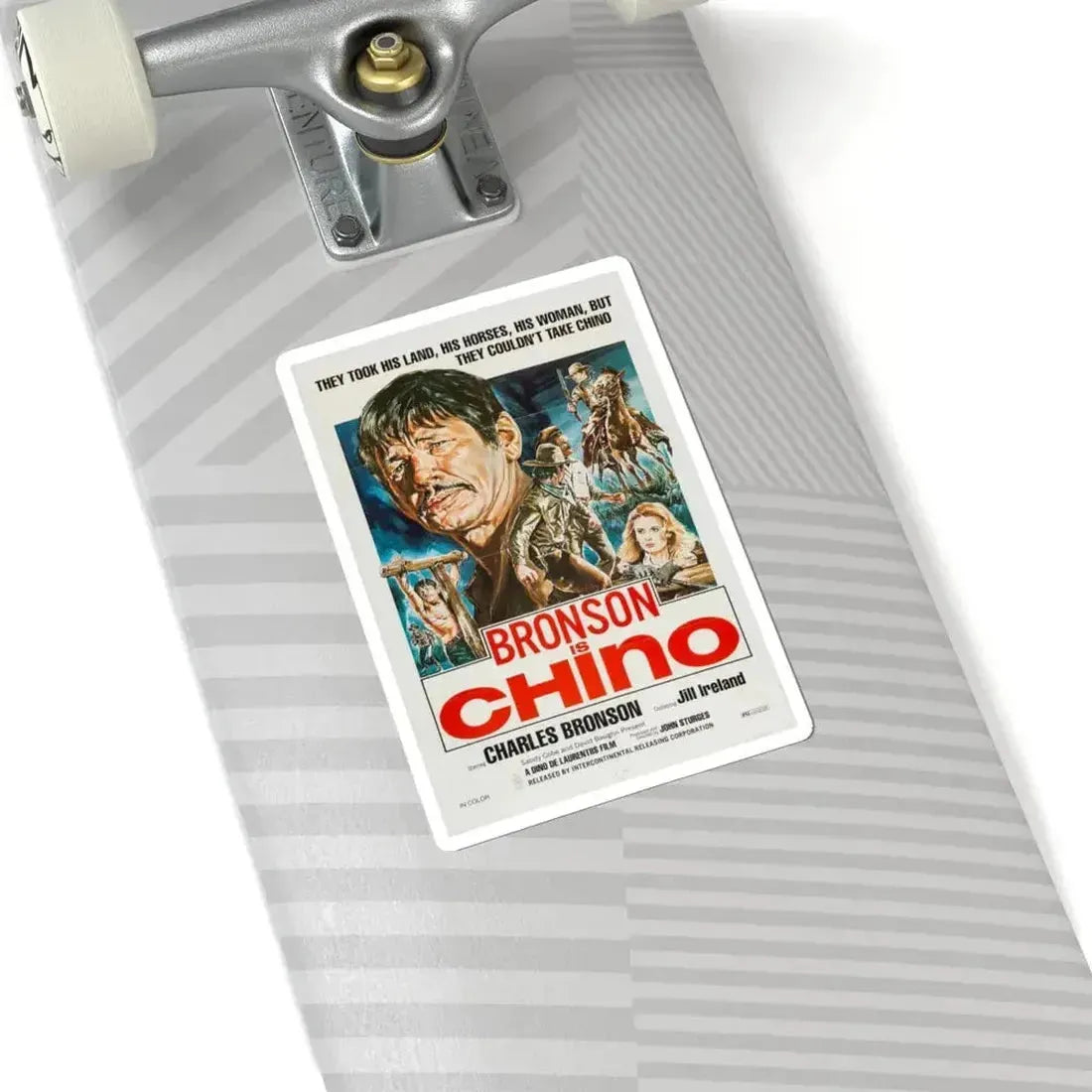 CHINO (4) 1973 Movie Poster - STICKER Vinyl Kiss-Cut Decal - The Sticker Space