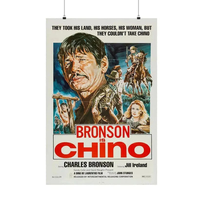 CHINO (4) 1973 - Paper Movie Poster 24″ x 36″ Matte - The Sticker Space