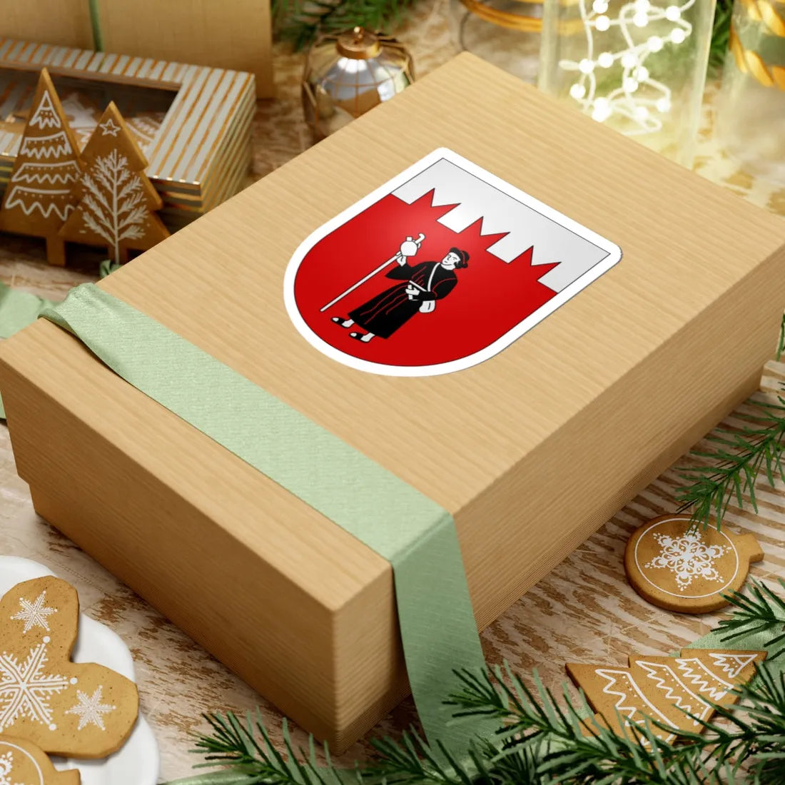 Chironico-coat of arms (Switzerland) (Coat of Arms) STICKER Vinyl Kiss-Cut Decal - The Sticker Space