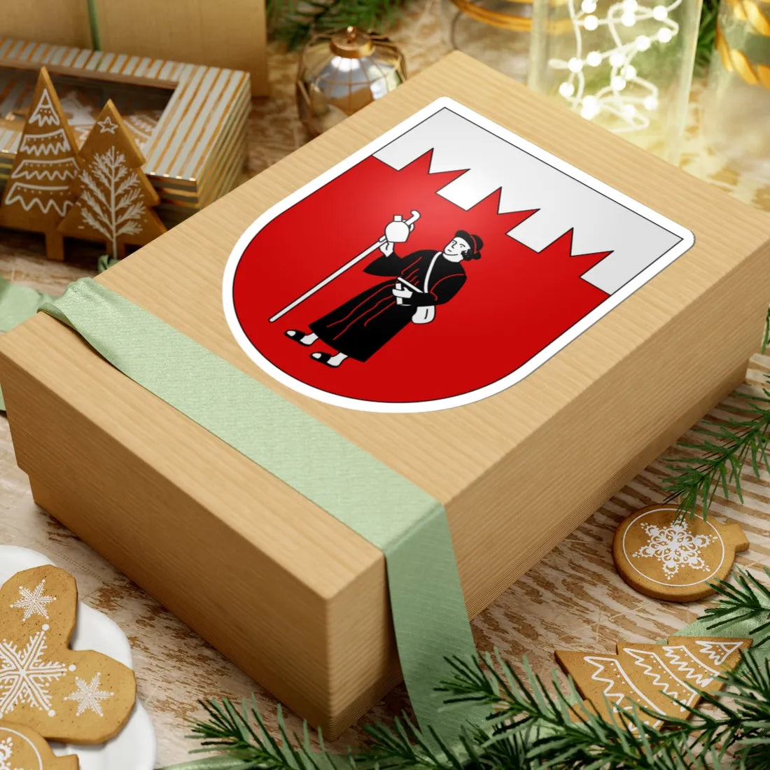 Chironico-coat of arms (Switzerland) (Coat of Arms) STICKER Vinyl Kiss-Cut Decal - The Sticker Space