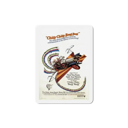 Chitty Chitty Bang Bang 1968 Movie Poster Refrigerator Magnet - The Sticker Space