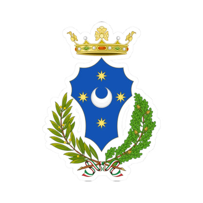 Chiusdino-Stemma (Italy) (Coat of Arms) STICKER Vinyl Kiss-Cut Decal 2 Inch White - The Sticker Space