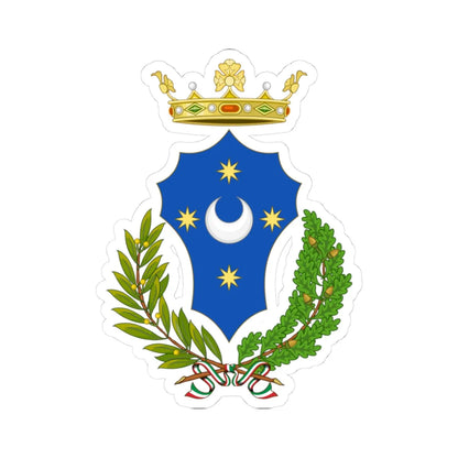 Chiusdino-Stemma (Italy) (Coat of Arms) STICKER Vinyl Kiss-Cut Decal 3 Inch White - The Sticker Space