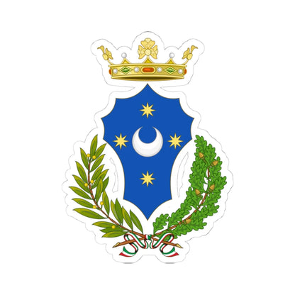 Chiusdino-Stemma (Italy) (Coat of Arms) STICKER Vinyl Kiss-Cut Decal 4 Inch White - The Sticker Space