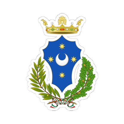 Chiusdino-Stemma (Italy) (Coat of Arms) STICKER Vinyl Kiss-Cut Decal 6 Inch White - The Sticker Space