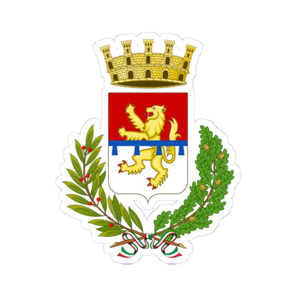 Chiusi-Stemma (Italy) (Coat of Arms) STICKER Vinyl Kiss-Cut Decal 4 Inch White - The Sticker Space