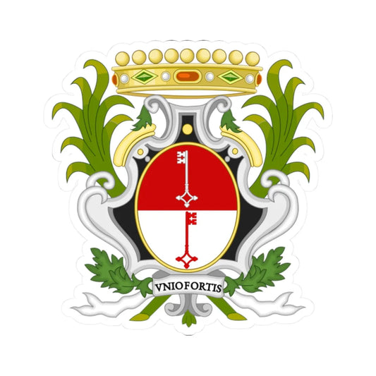 Chivasso-Stemma (Italy) (Coat of Arms) STICKER Vinyl Kiss-Cut Decal 2 Inch White - The Sticker Space