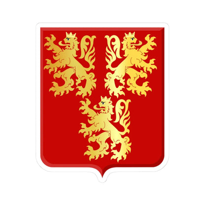 Chièvres wapen (Belgium) (Coat of Arms) STICKER Vinyl Kiss-Cut Decal 3 Inch White - The Sticker Space