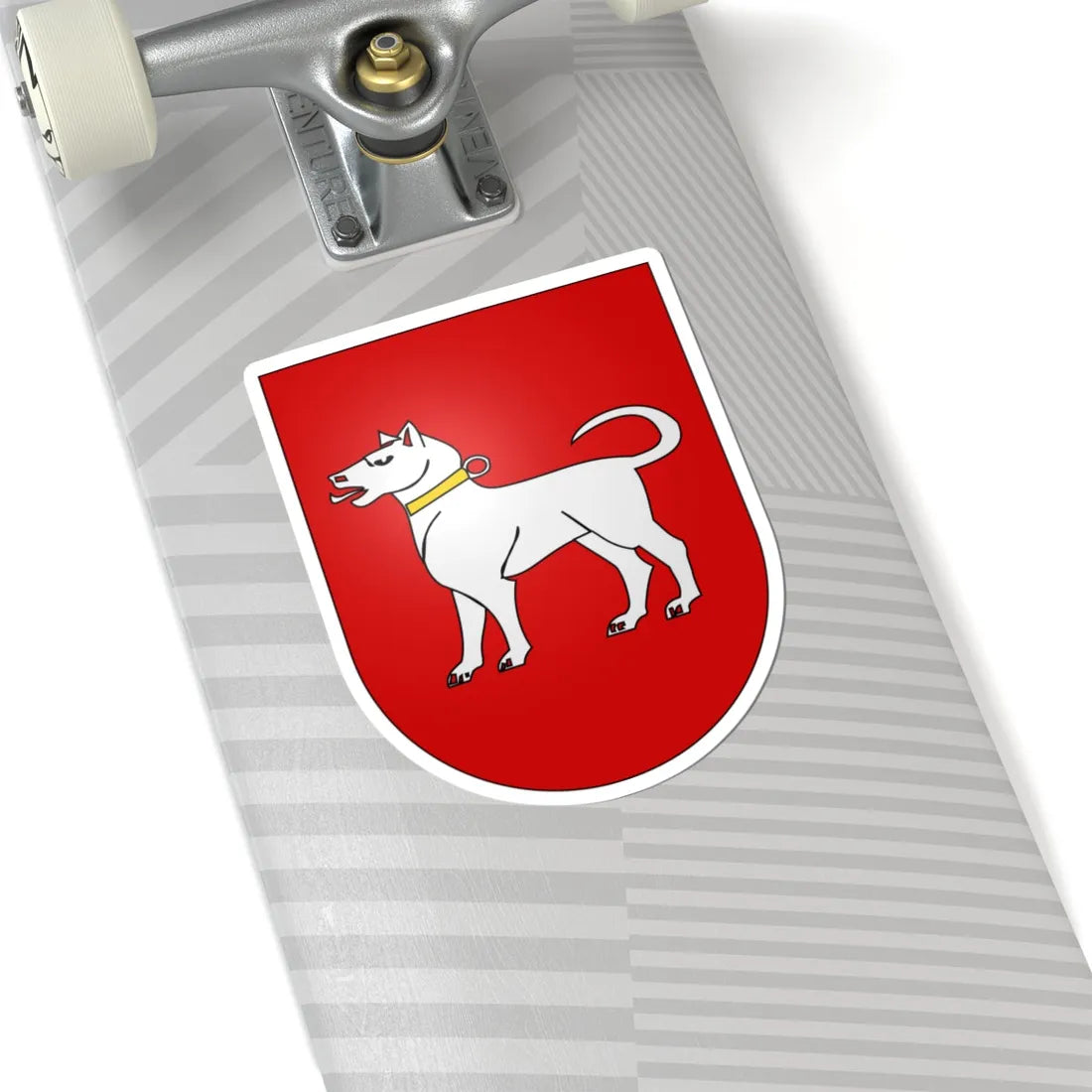 Chénens-coat of arms (Switzerland) (Coat of Arms) STICKER Vinyl Kiss-Cut Decal - The Sticker Space