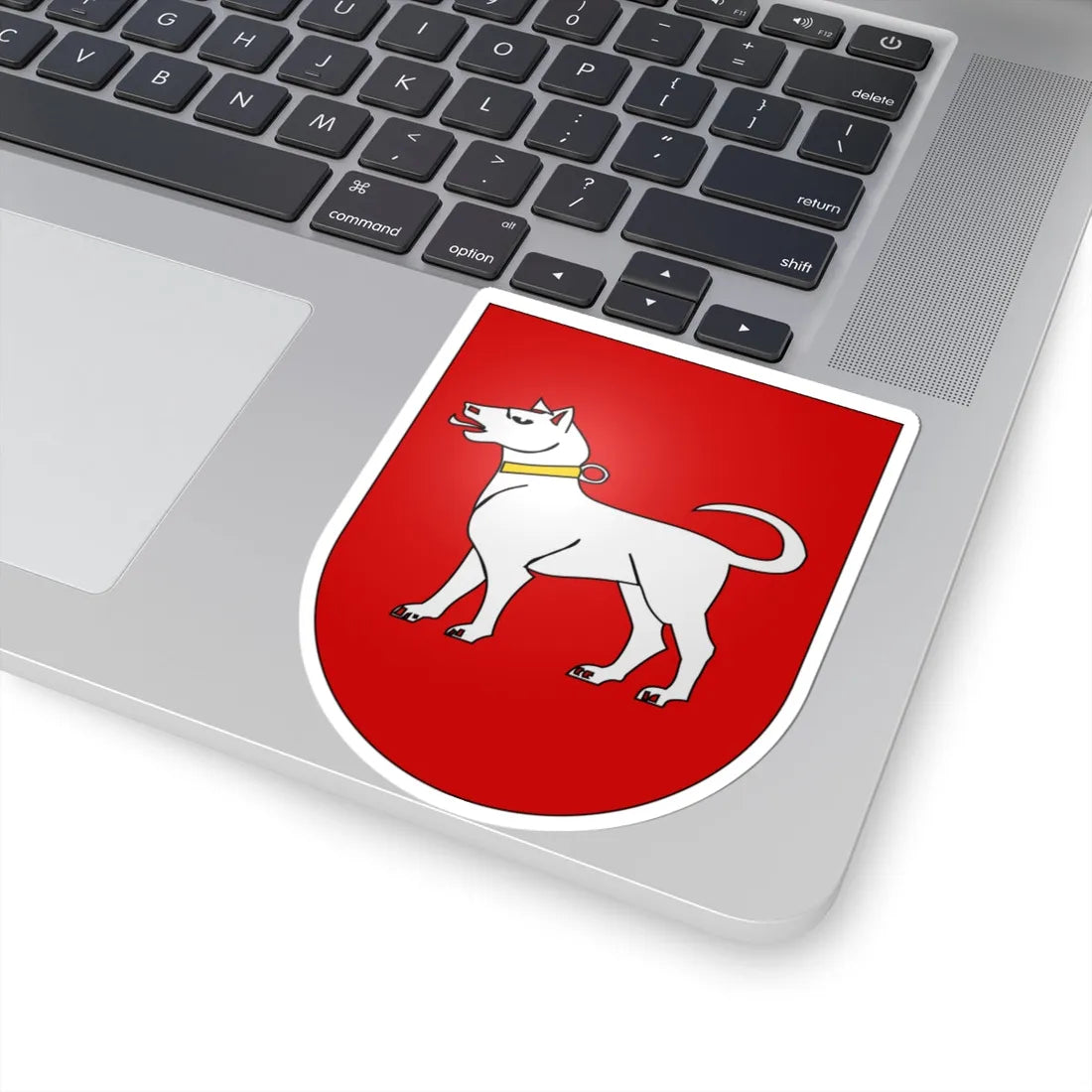 Chénens-coat of arms (Switzerland) (Coat of Arms) STICKER Vinyl Kiss-Cut Decal - The Sticker Space