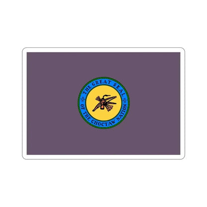 Choctaw Flag STICKER Vinyl Die-Cut Decal - The Sticker Space