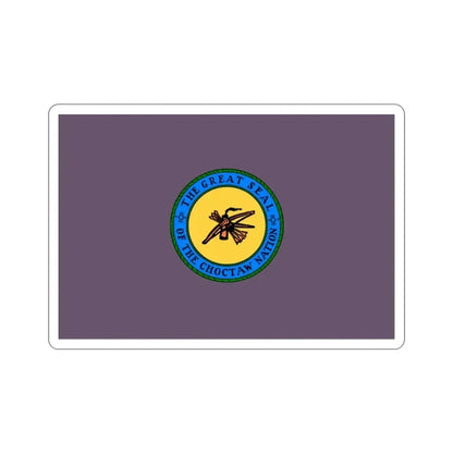 Choctaw Flag STICKER Vinyl Die-Cut Decal - The Sticker Space