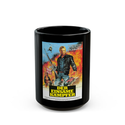 CHOKE CANYON (GERMAN) 1986 Movie Poster - Black Coffee Mug-15oz-The Sticker Space