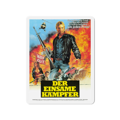 CHOKE CANYON (GERMAN) 1986 Movie Poster - Die-Cut Magnet-2" x 2"-The Sticker Space