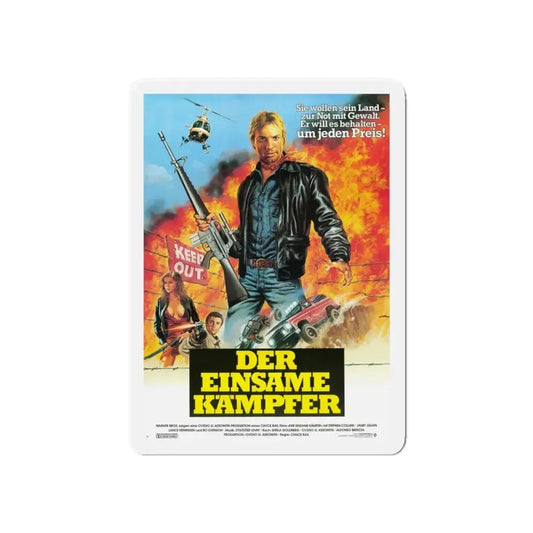 CHOKE CANYON (GERMAN) 1986 Movie Poster - Refrigerator Magnet 6 Inch - The Sticker Space