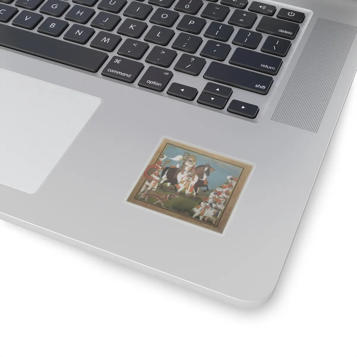 Chokha - Maharana Bhim Singh and Retinue Embark on a Hunt - ca. 1805–10 v1 - STICKER Vinyl Kiss-Cut Decal