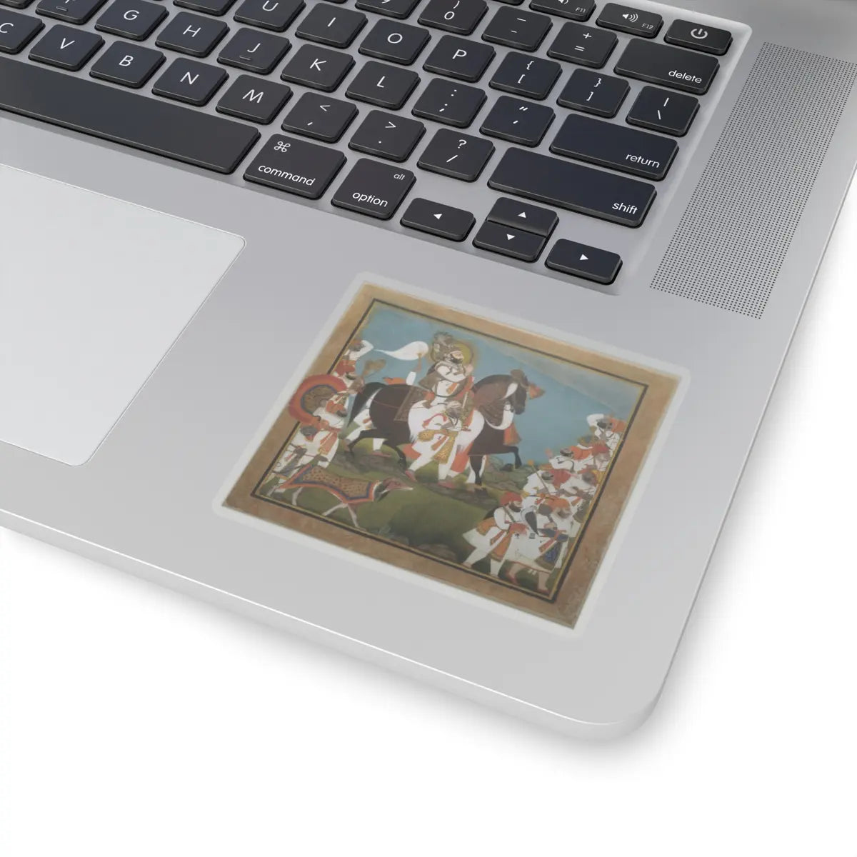 Chokha - Maharana Bhim Singh and Retinue Embark on a Hunt - ca. 1805–10 v1 - STICKER Vinyl Kiss-Cut Decal