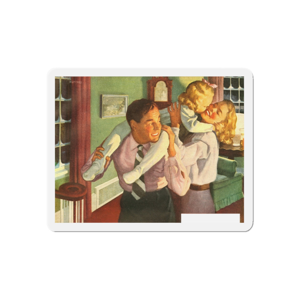 Choose American Standard advertisement 1948 (Magazine Illustration) Refrigerator Magnet-4" x 4"-The Sticker Space