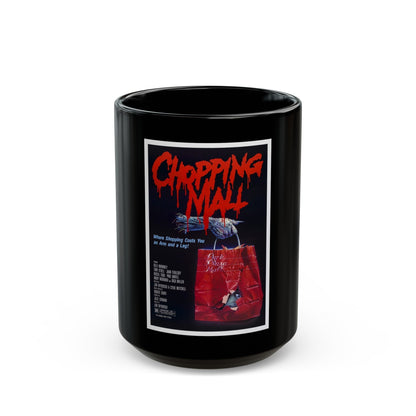 CHOPPING MALL 1986 Movie Poster - Black Coffee Mug-15oz-The Sticker Space